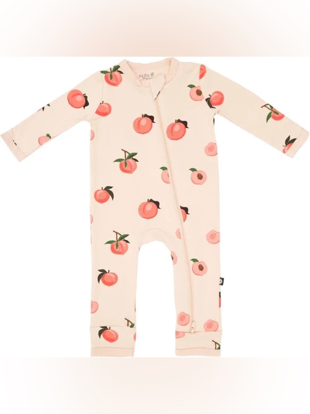 Kyte Baby Peach Zippered Romper